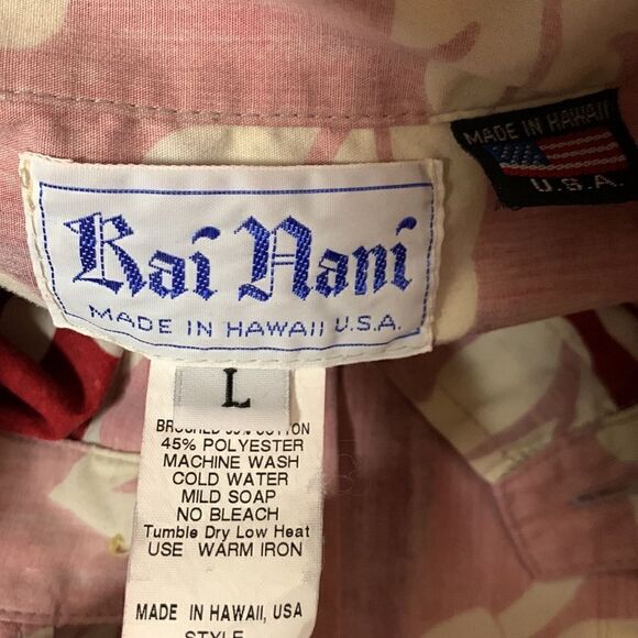 RAI NANI button down Hawaiian shirt top large L - Picture 4 of 7
